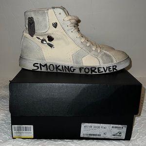 Saint Laurent Antibe Pins High Top Sneaker